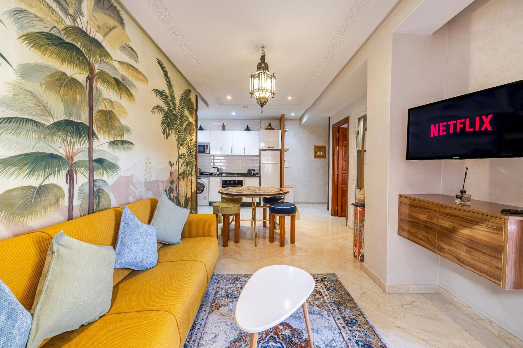 Appartement Moderne En City Center Marrakech-Gueliz Marakeş Dış mekan fotoğraf